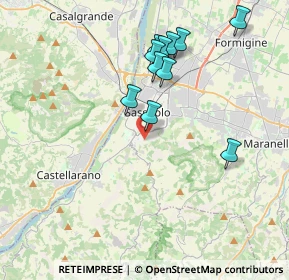 Mappa Viale Luigi Pirandello, 41049 Sassuolo MO, Italia (3.72818)