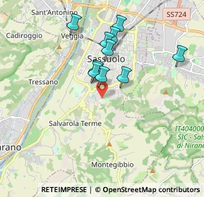 Mappa Viale Luigi Pirandello, 41049 Sassuolo MO, Italia (1.50909)