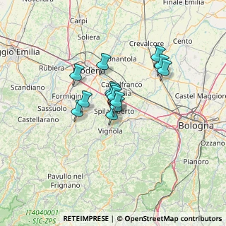 Mappa Via Vignolese, 41057 Spilamberto MO, Italia (8.93462)