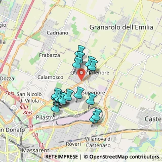 Mappa Via S. Donato, 12010 Quarto Inferiore BO, Italia (1.4955)