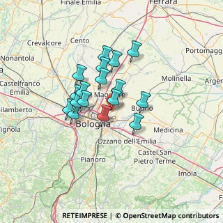 Mappa Via S. Donato, 12010 Quarto Inferiore BO, Italia (10.25765)