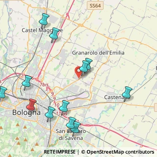 Mappa Via S. Donato, 12010 Quarto Inferiore BO, Italia (5.33833)