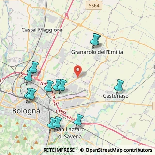 Mappa Via S. Donato, 12010 Quarto Inferiore BO, Italia (5.02615)