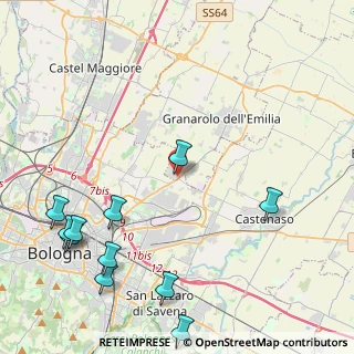 Mappa Via S. Donato, 12010 Quarto Inferiore BO, Italia (5.80091)