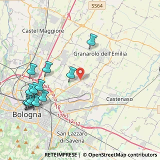 Mappa Via S. Donato, 12010 Quarto Inferiore BO, Italia (5.27231)