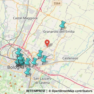 Mappa Via S. Donato, 12010 Quarto Inferiore BO, Italia (5.61333)