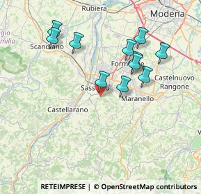 Mappa Via J.S.Bach, 41042 Sassuolo MO, Italia (7.23091)