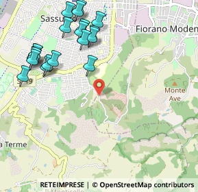 Mappa Via J.S.Bach, 41042 Sassuolo MO, Italia (1.261)