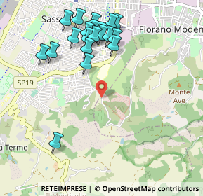 Mappa Via J.S.Bach, 41042 Sassuolo MO, Italia (1.1075)