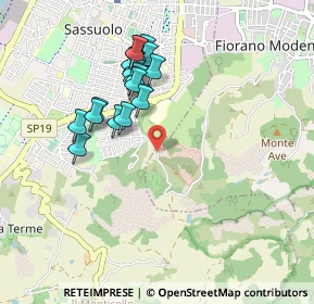 Mappa Via J.S.Bach, 41042 Sassuolo MO, Italia (0.8655)