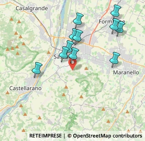 Mappa Via J.S.Bach, 41042 Sassuolo MO, Italia (3.74636)