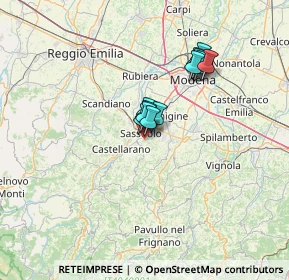 Mappa Via J.S.Bach, 41042 Sassuolo MO, Italia (9.3075)