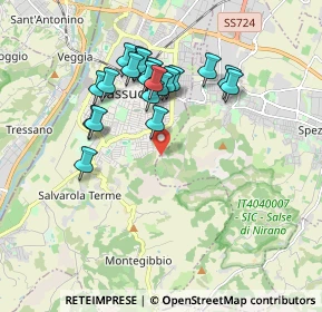 Mappa Via J.S.Bach, 41042 Sassuolo MO, Italia (1.669)
