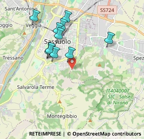 Mappa Via J.S.Bach, 41042 Sassuolo MO, Italia (1.77182)