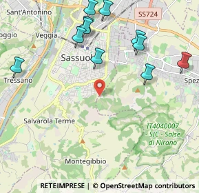 Mappa Via J.S.Bach, 41042 Sassuolo MO, Italia (2.44636)