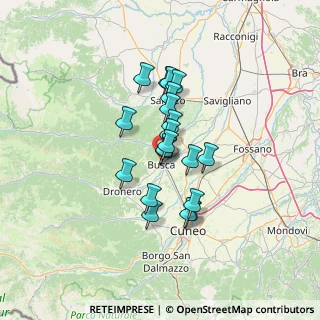 Mappa Strada Romantica, 12022 Busca CN, Italia (9.716)