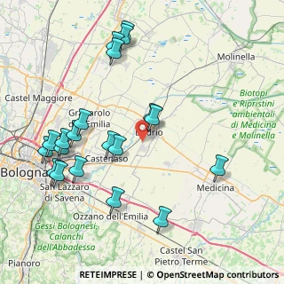 Mappa Via Amorini, 40054 Budrio BO, Italia (9.2185)