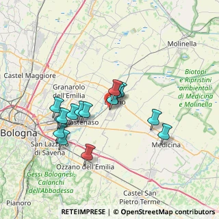 Mappa Via Amorini, 40054 Budrio BO, Italia (6.372)