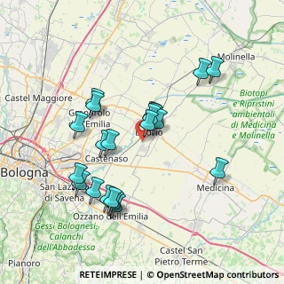 Mappa Via Amorini, 40054 Budrio BO, Italia (7.082)