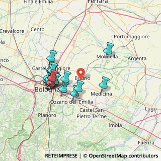 Mappa Via Amorini, 40054 Budrio BO, Italia (12.8515)