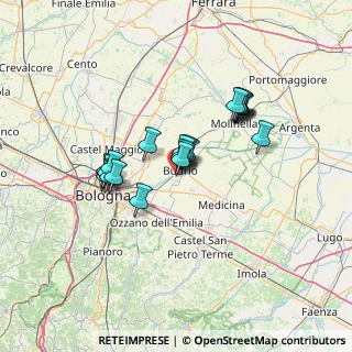 Mappa Via Amorini, 40054 Budrio BO, Italia (11.0005)