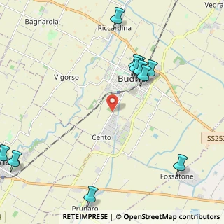 Mappa Via Amorini, 40054 Budrio BO, Italia (2.68273)