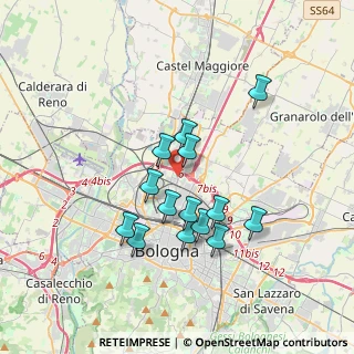 Mappa Via Antonio Giuriolo, 40129 Bologna BO, Italia (3.09857)