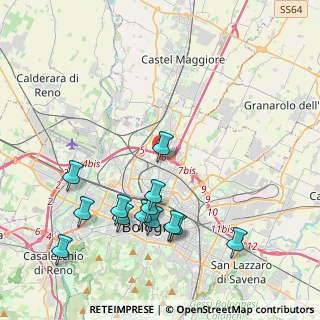 Mappa Via Antonio Giuriolo, 40129 Bologna BO, Italia (4.52231)