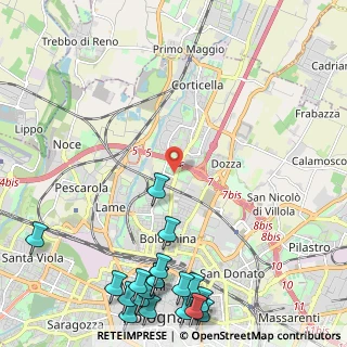 Mappa Via Antonio Giuriolo, 40129 Bologna BO, Italia (3.41)