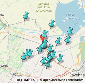 Mappa Unnamed Road, 48011 Alfonsine RA, Italia (7.0275)