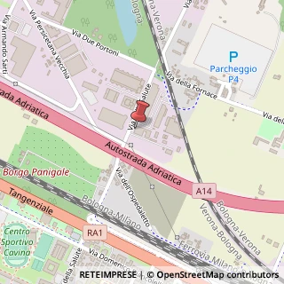 Mappa Via della Rondinella, 57, 40132 Bologna, Bologna (Emilia Romagna)