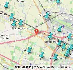 Mappa La Pioppa, 40132 Bologna BO, Italia (3.2365)