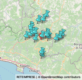 Mappa SP586, 16048 Rezzoaglio GE, Italia (9.848)