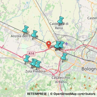 Mappa Autostrada Adriatica, 40132 Bologna BO, Italia (3.63091)
