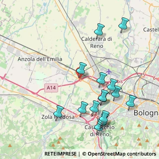 Mappa Autostrada Adriatica, 40132 Bologna BO, Italia (4.60813)