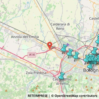 Mappa Autostrada Adriatica, 40132 Bologna BO, Italia (7.08563)