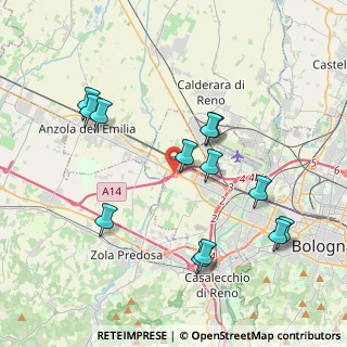 Mappa Autostrada Adriatica, 40132 Bologna BO, Italia (4.12231)