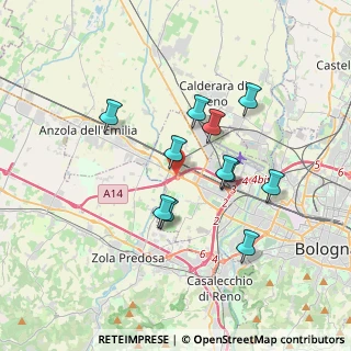 Mappa Autostrada Adriatica, 40132 Bologna BO, Italia (3.12)
