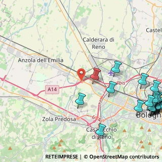 Mappa Autostrada Adriatica, 40132 Bologna BO, Italia (7.0125)
