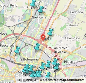 Mappa Via Don Carlo Gnocchi, 40128 Bologna BO, Italia (3.0015)