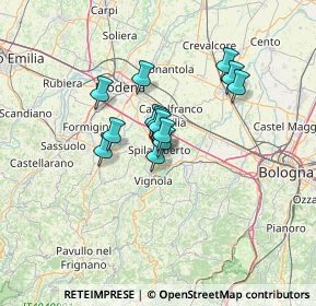 Mappa Via Sicilia, 41057 Spilamberto MO, Italia (8.98154)