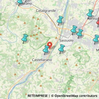 Mappa Via Giovanni Cimabue, 42014 Castellarano RE, Italia (6.40583)