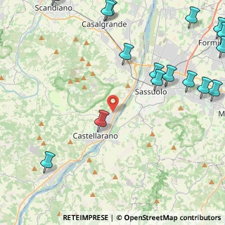 Mappa Via Giovanni Cimabue, 42014 Castellarano RE, Italia (6.65375)