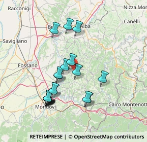 Mappa Via Codevilla, 12063 Dogliani CN, Italia (14.421)