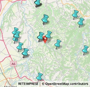 Mappa Via Codevilla, 12063 Dogliani CN, Italia (9.517)