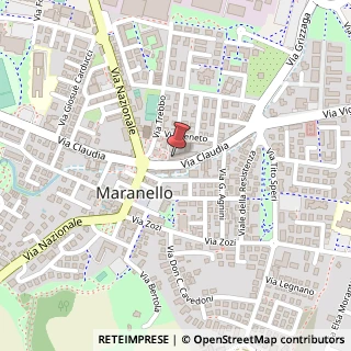 Mappa Via Claudia, 68, 41053 Maranello, Modena (Emilia Romagna)