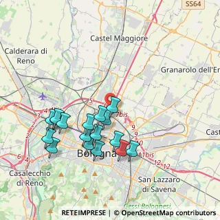 Mappa , 40128 Bologna BO, Italia (3.84941)