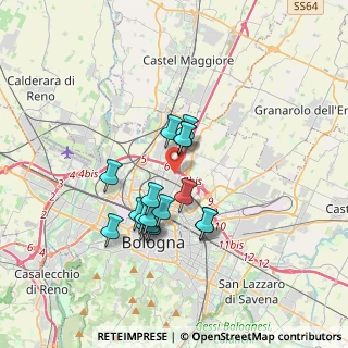 Mappa , 40128 Bologna BO, Italia (2.92176)