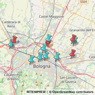 Mappa , 40128 Bologna BO, Italia (3.87909)