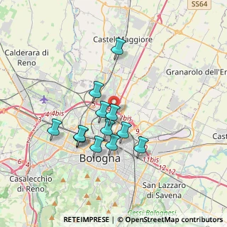 Mappa , 40128 Bologna BO, Italia (3.08083)